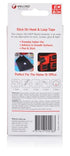 Black Colour Stick On Hook & Loop Velcro Tape